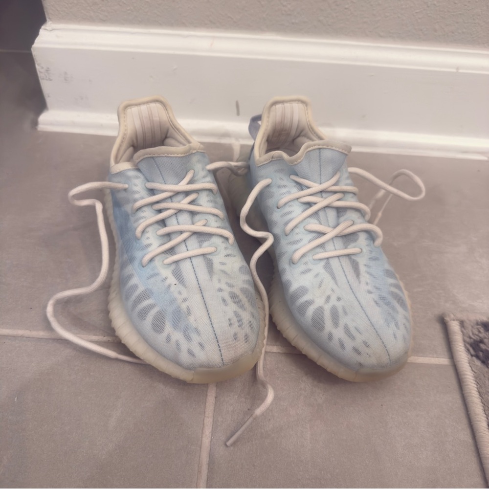 Yeezy blue and white